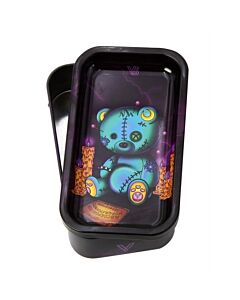 Metalldose mit Tray "Scary Bear" 12.5 x 7 x 3cm