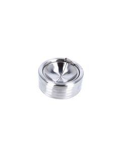 Kippaschenbecher - Edelstahl Silber