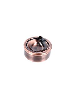 Kippaschenbecher - Edelstahl - Bronze