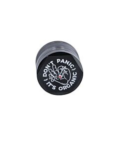 Grinder Aluminium Don't Panic Schwarz 4-Teilig
