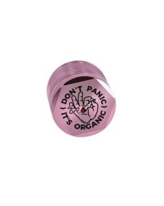 Grinder Aluminium Don't Panic Pink 4-Teilig