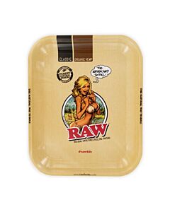RAW Girl Metal Rolling Tray - Small