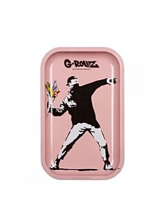 G-Rollz Tray "BANSKY Flower"