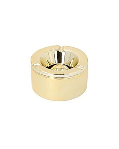 Windaschenbecher Keramik  Chrom Gold