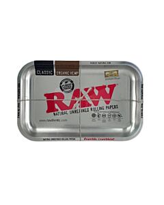 RAW Metal Rolling Tray Silver