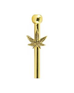 Schnupfrohr Cannaleaf Gold