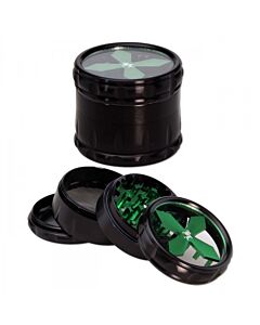 Black Leaf Cross Grinder Grün 4-Teilig 50mm