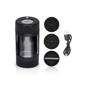 Aufbewahrung Glowin Jar Schwarz