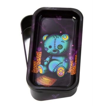 Metalldose mit Tray "Scary Bear" 12.5 x 7 x 3cm