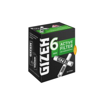 Gizeh Aktivkohlefilter 6mm