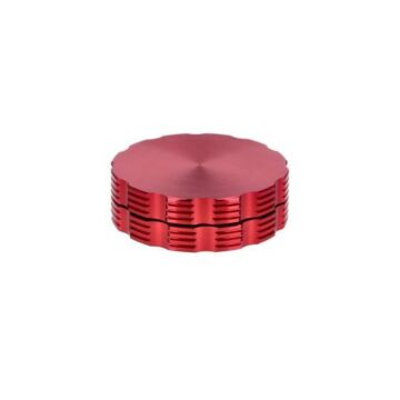 Grinder Aluminium Flower Rot 2-Teilig