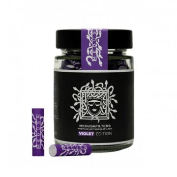 Medusa Violette Aktivkohlefilter, 100er Glas