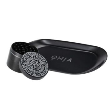 OHIA Alu Grinder Schwarz, Maya Edition 4-Teilig