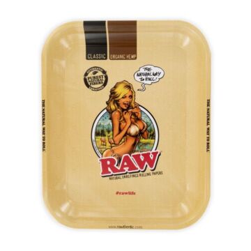 RAW Girl Metal Rolling Tray - Small