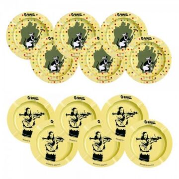 Aschenbecher G-Rollz - BANKSY Mona - Assortiert