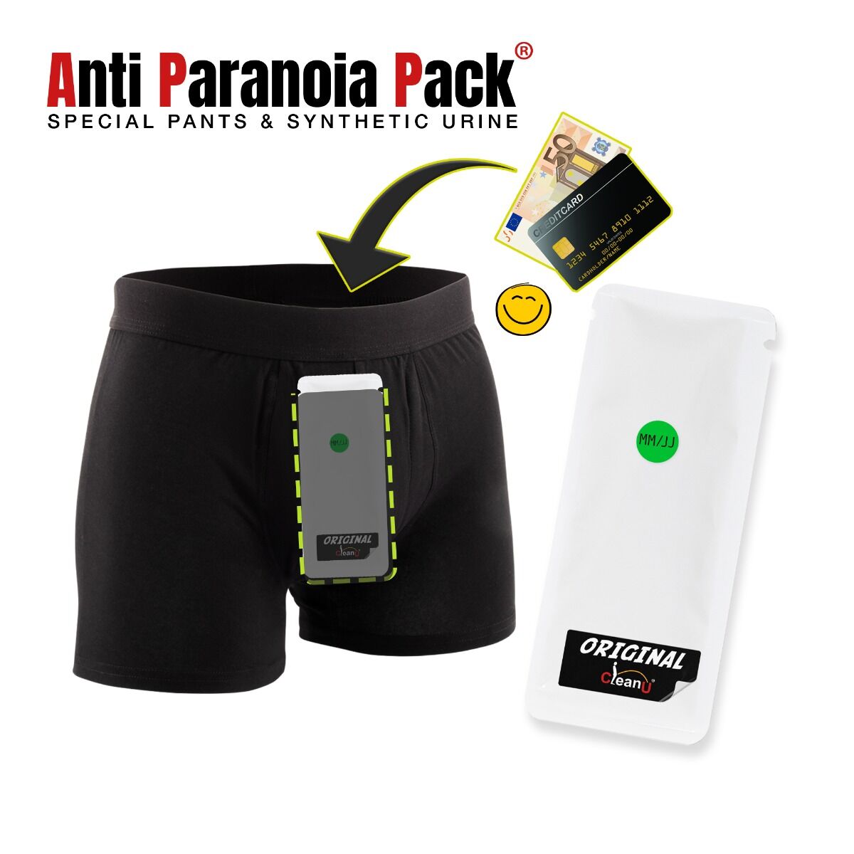 Anti-Paranoia-Pack für Männer - M - Synthetik Produktbild